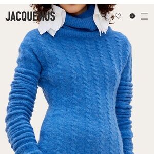 NEW never worn Jacquemus Sofia Knit blue sweater
